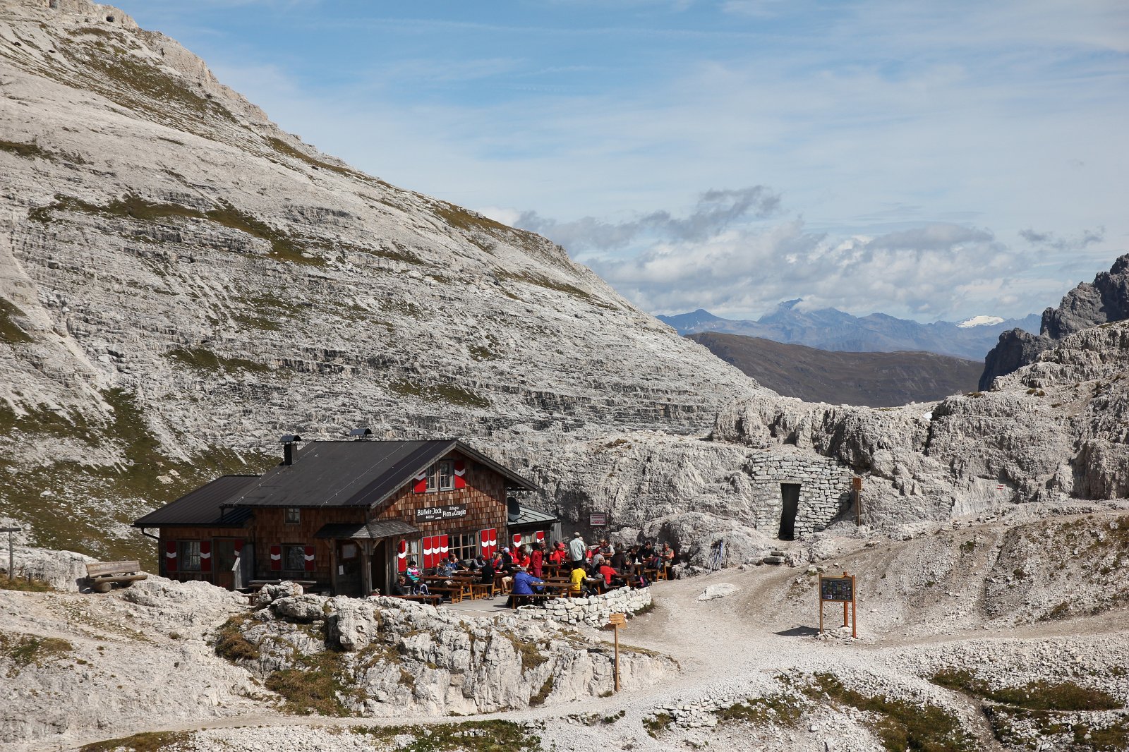 Die Büllelejoch-Hütte, einer der schönsten Hütten auf unserer Tour